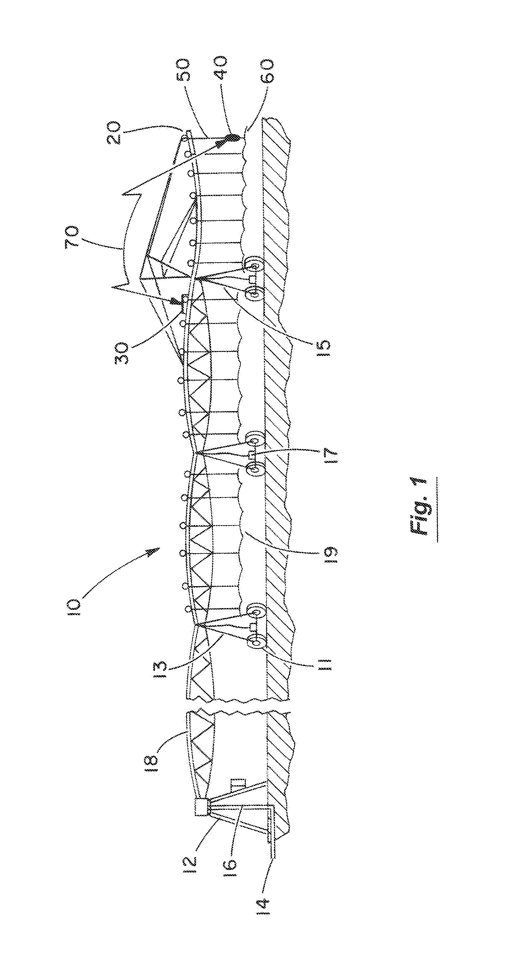 Wireless waterline pressure sensor system for self-propelled irrigation systems