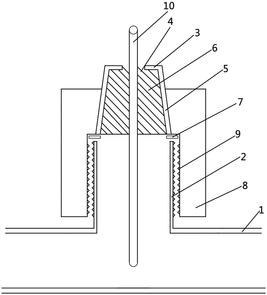 Flow calibration device for methane conveying pipeline