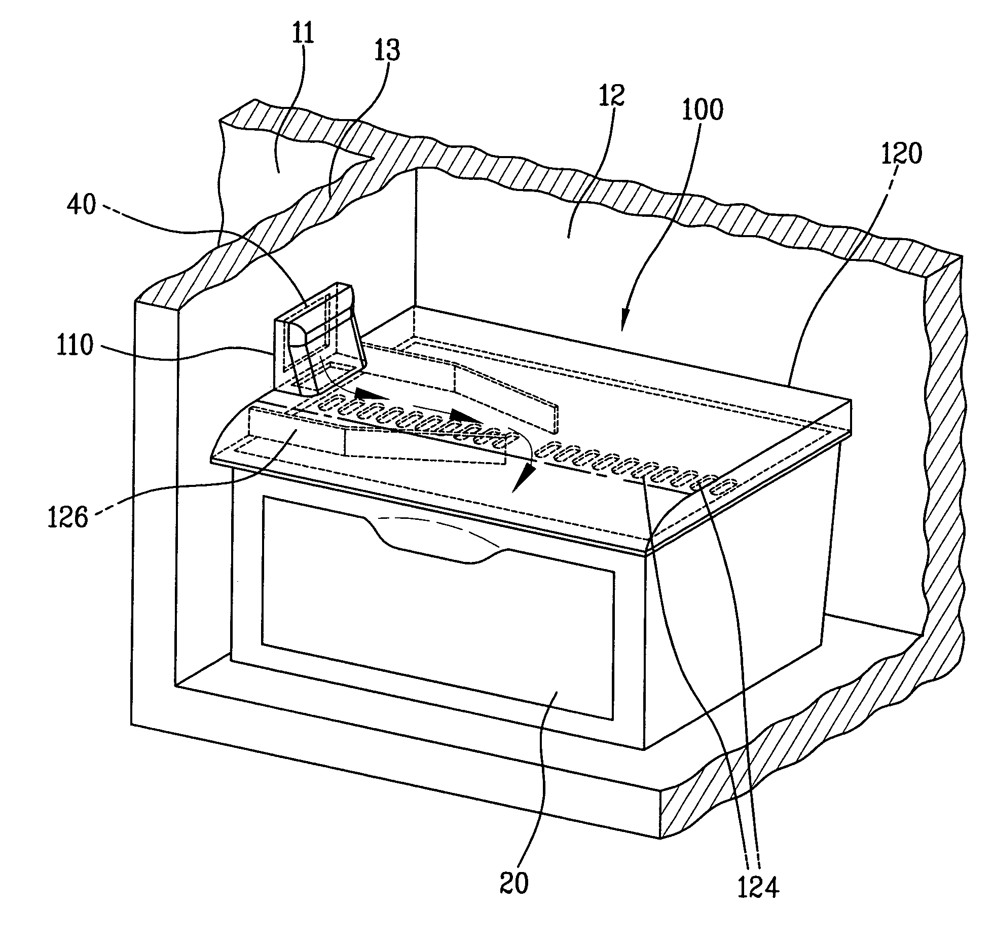 Cooling air supply apparatus of refrigerator