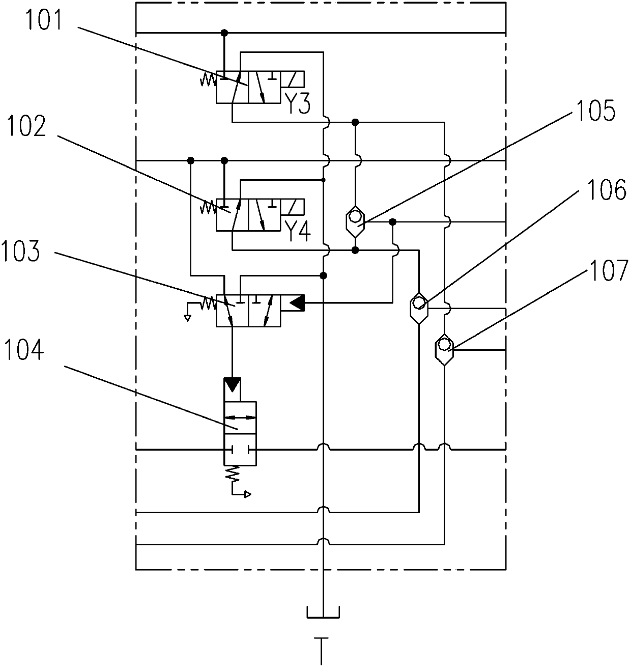 Fast propulsion hydraulic control loop of down-the-hole drill rig