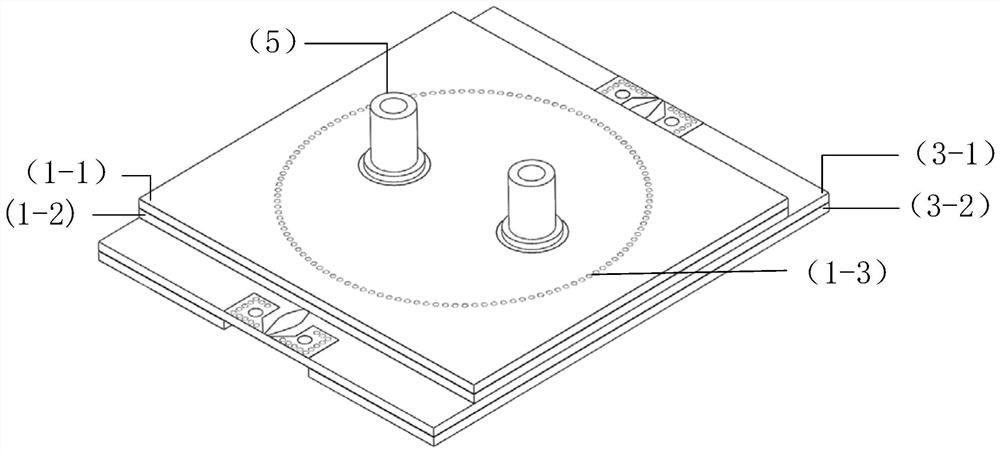 Microwave differential sensor based on substrate integrated waveguide reentrant resonant cavity and microfluidic technology