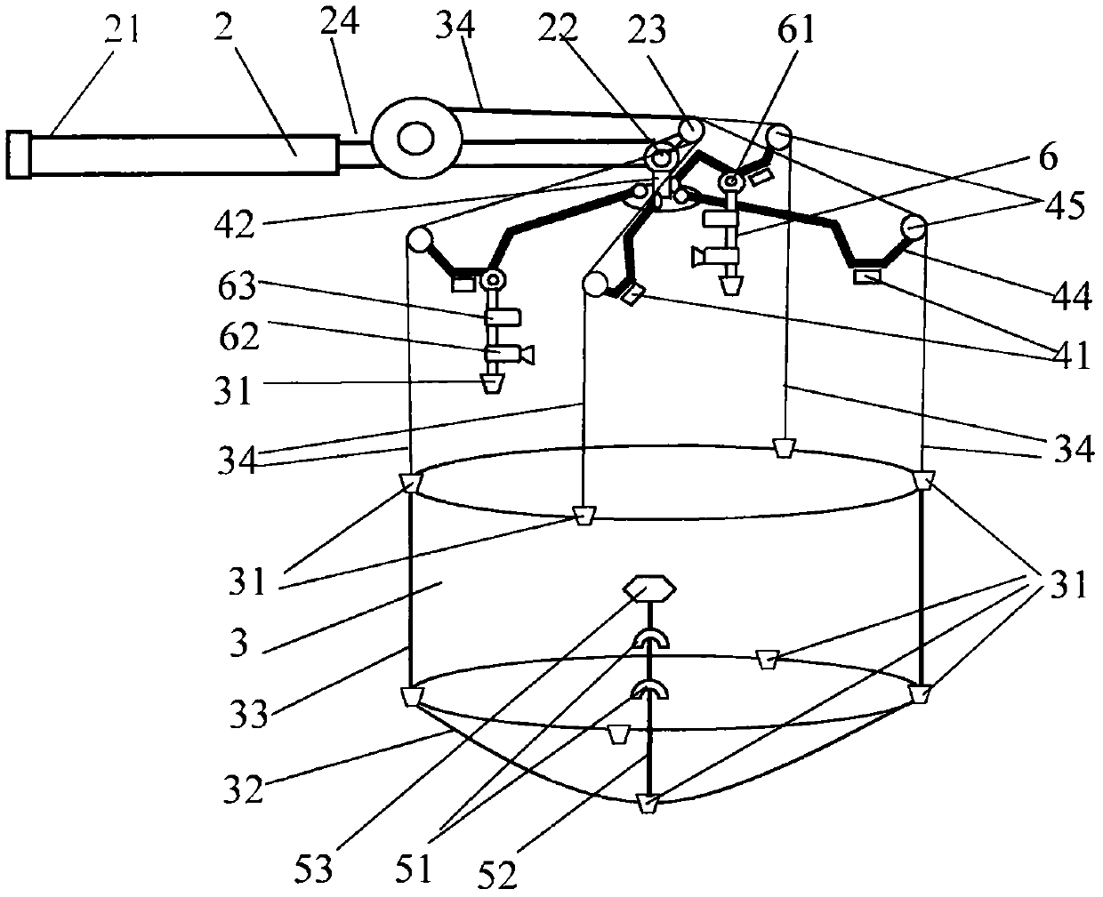 Underwater trapping device