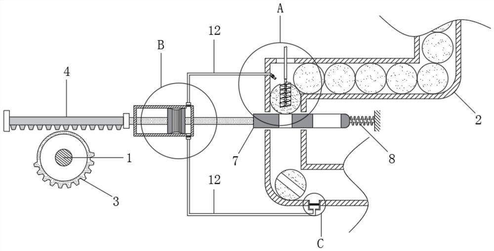 Jewelry punching device capable of recycling cooling liquid