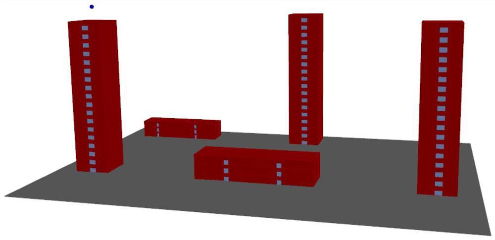 Numerical simulation method for electromagnetic energy absorbed by human body in complex electromagnetic environment