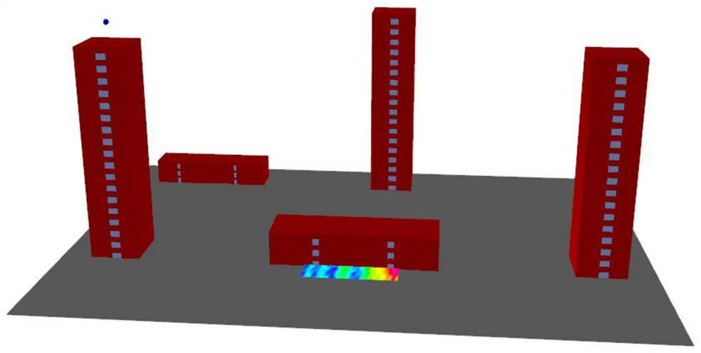 Numerical simulation method for electromagnetic energy absorbed by human body in complex electromagnetic environment