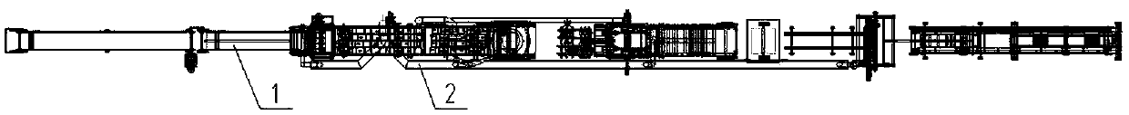 A straw board production and processing system