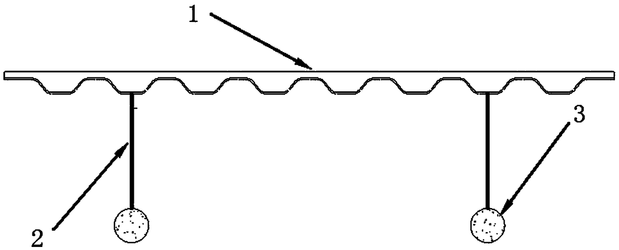 Steel-concrete composite bridge structure and composite bridge deck