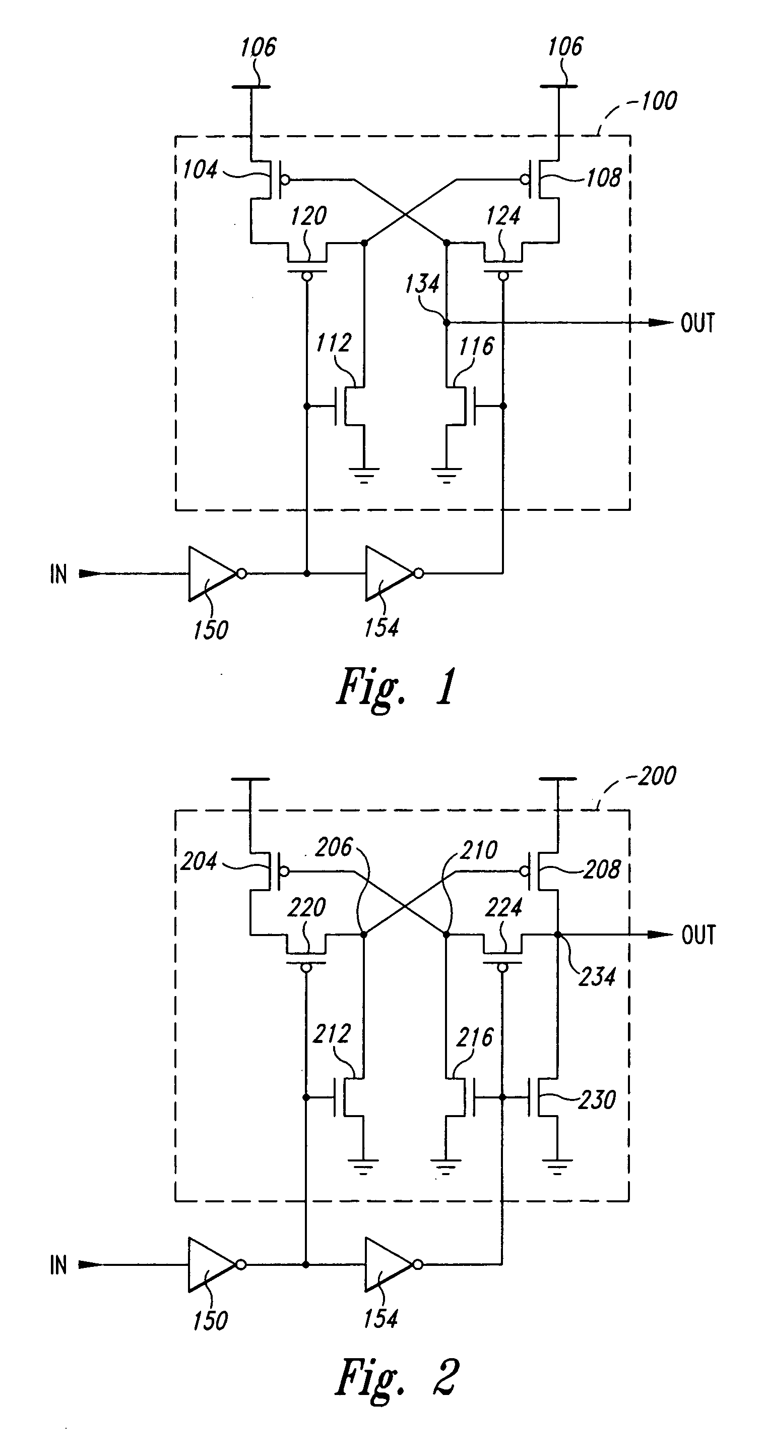 Voltage level shifting circuit and method