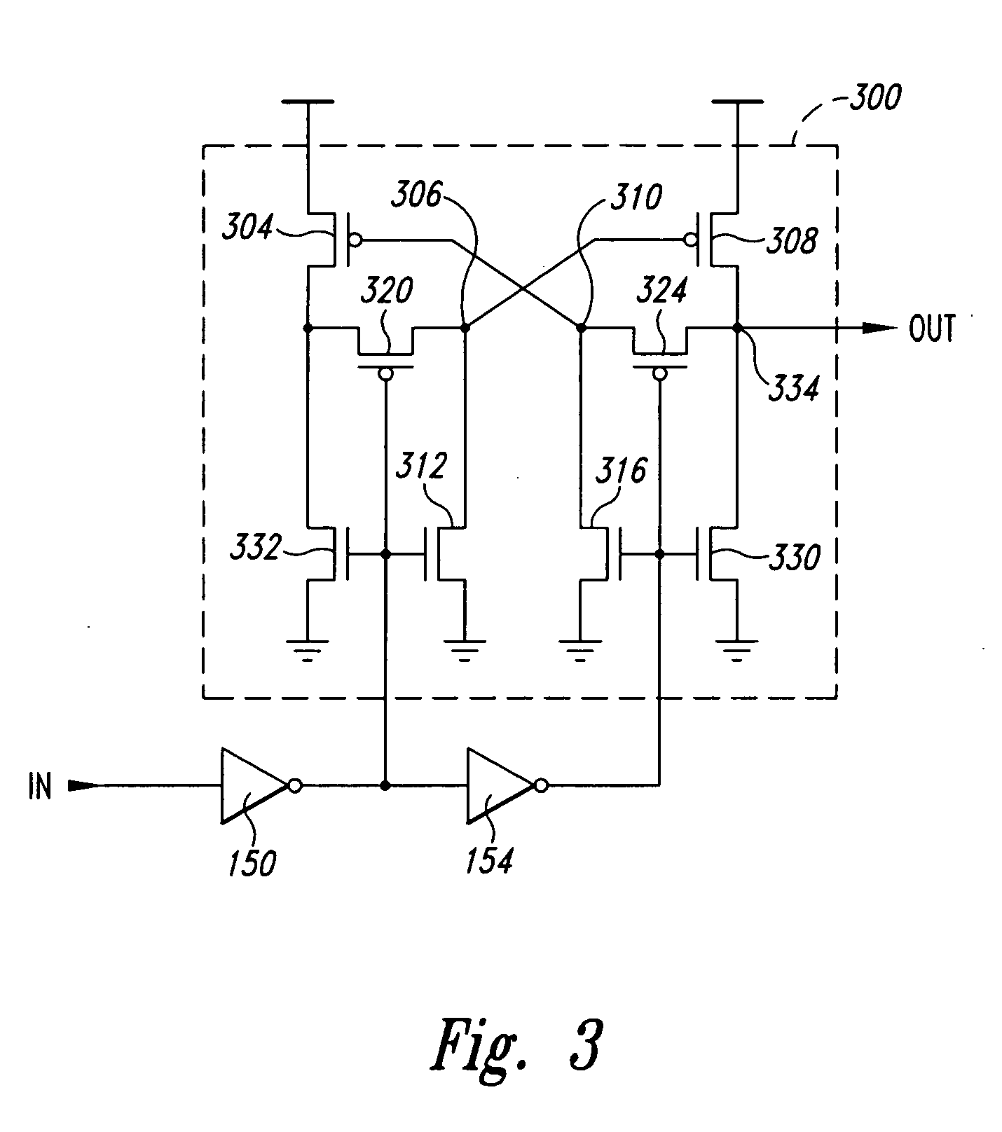 Voltage level shifting circuit and method