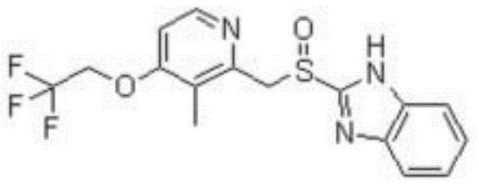 Lansoprazole enteric-coated pellet capsule as well as preparation method thereof