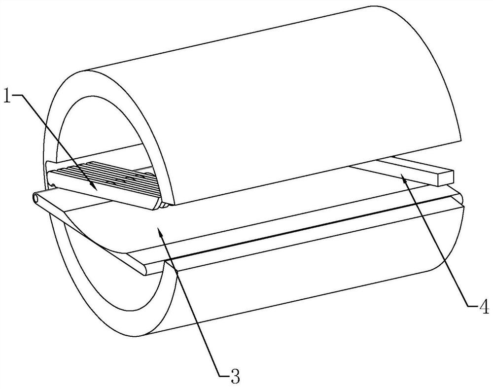 A kind of technological method of bending and cutting oblique opening of paper straw