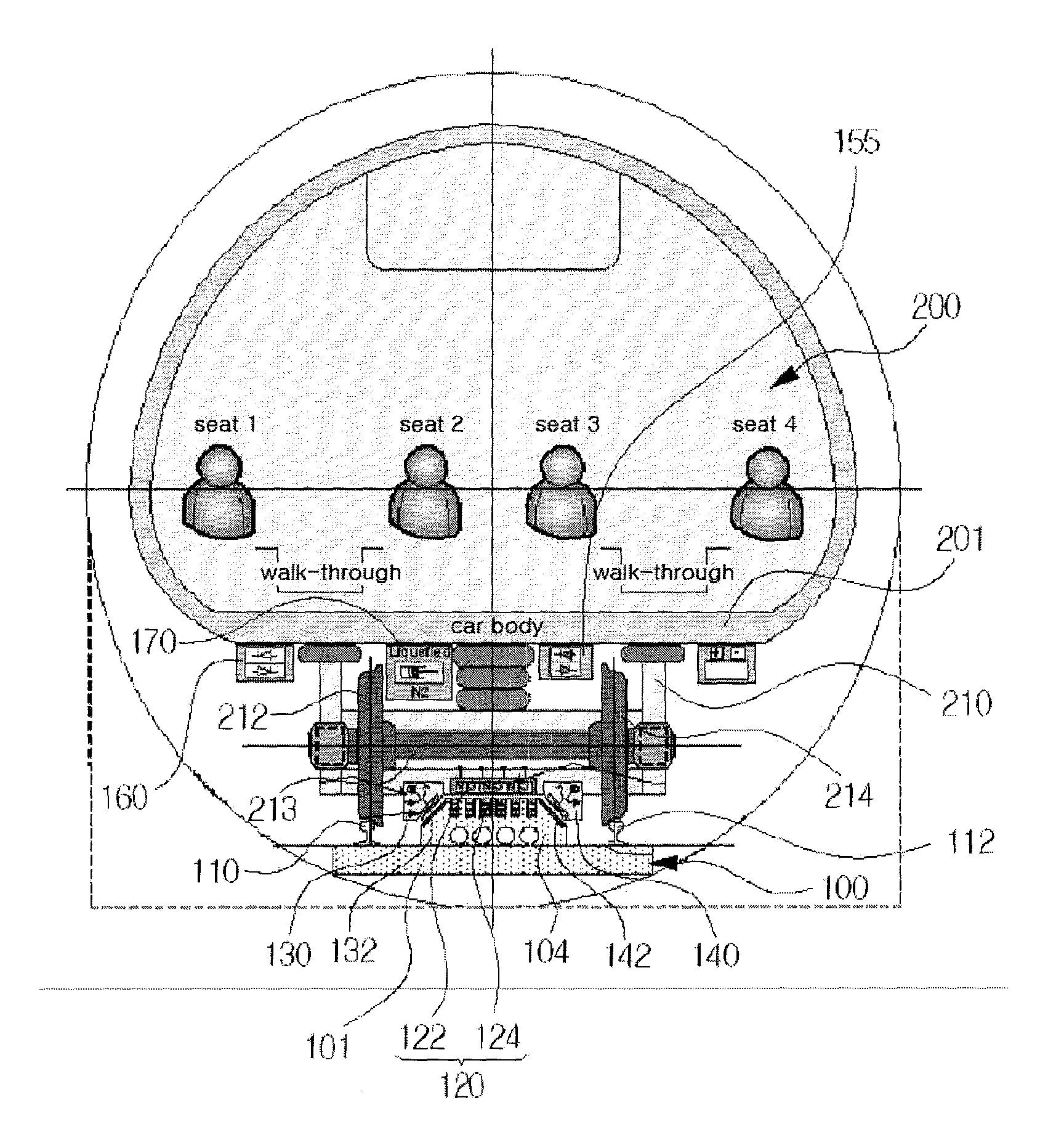 Wheel-type ultra high speed railway system