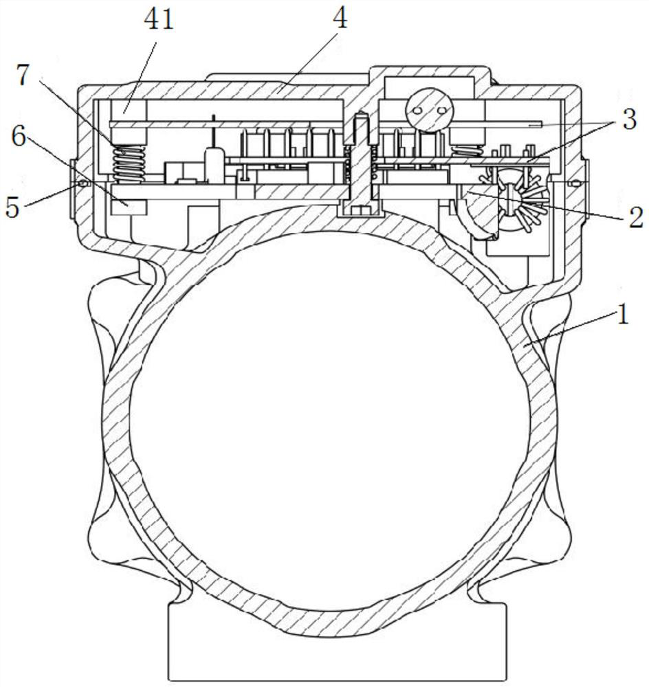 Installation structure of the controller for the scroll compressor of the automobile electric air conditioner