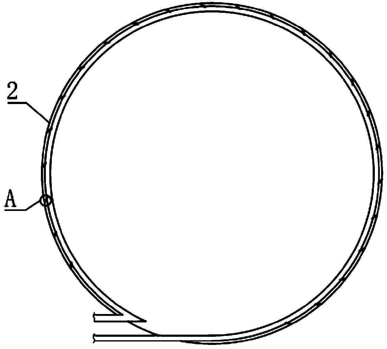 Atmosphere printing and dyeing device for cloth