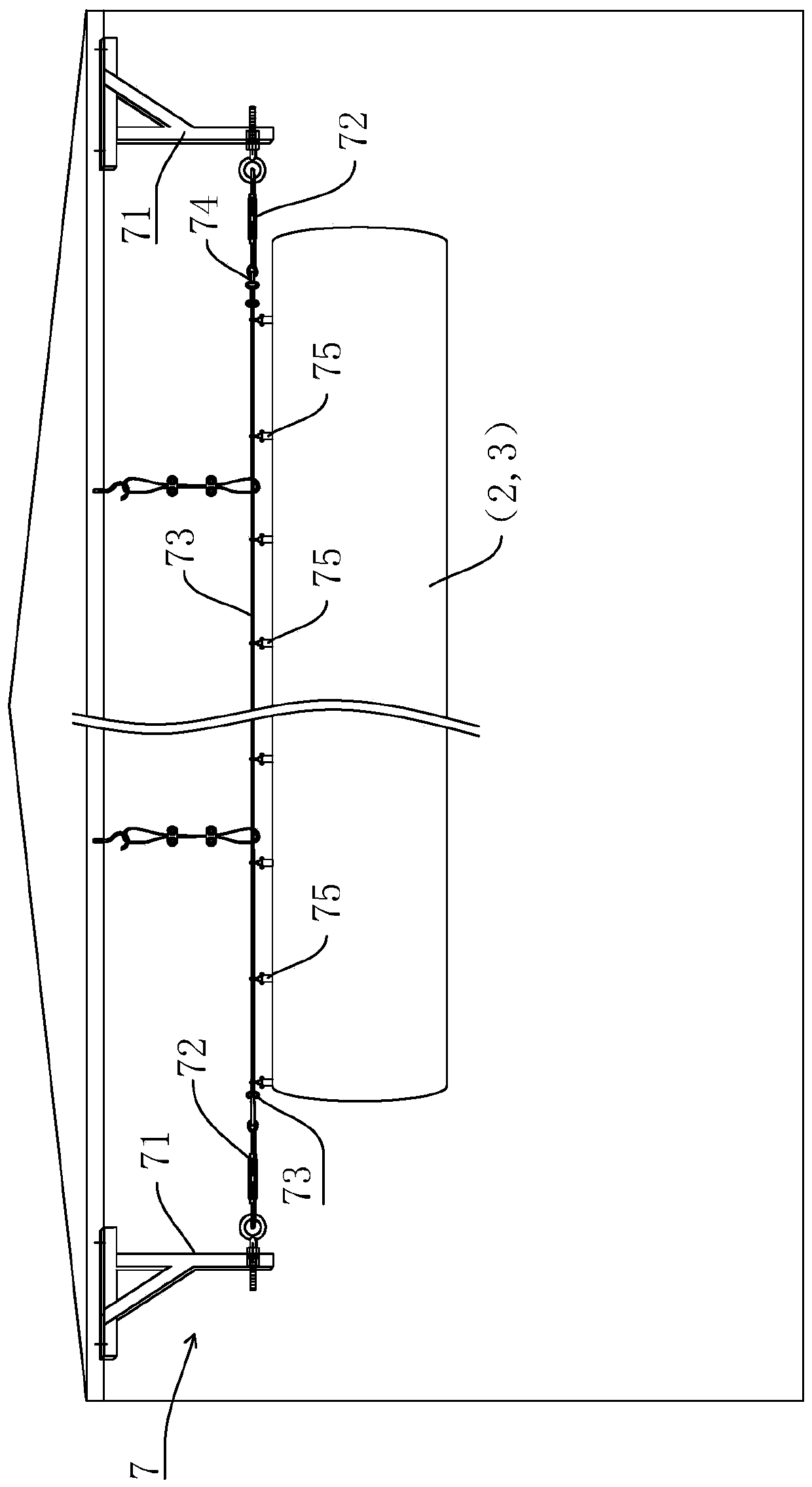 Socks air duct system used in factory and installation method of socks air duct system