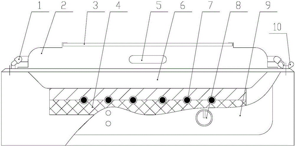 Novel multifunctional composite griddle even in heat conduction