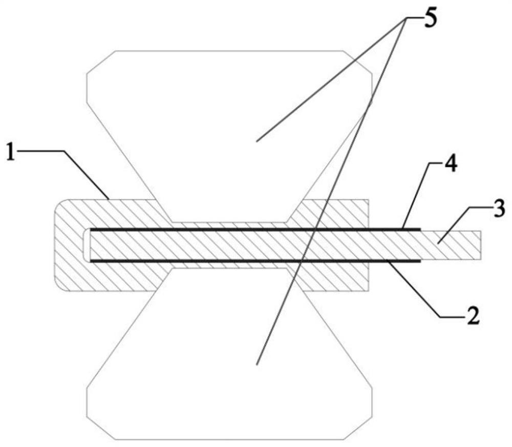 Diamond anvil cell heating gasket and preparation method thereof