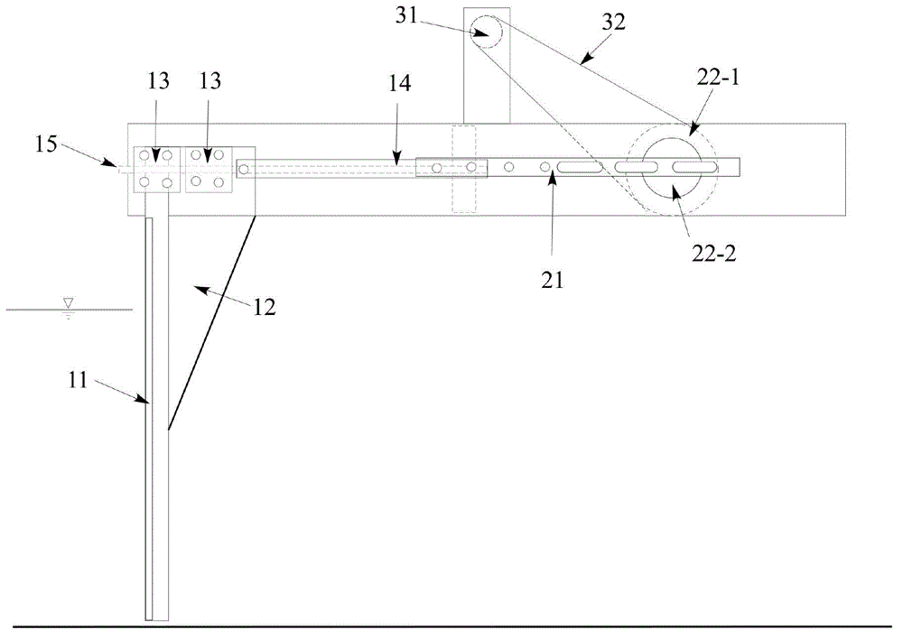 Wave generation device used for experiment