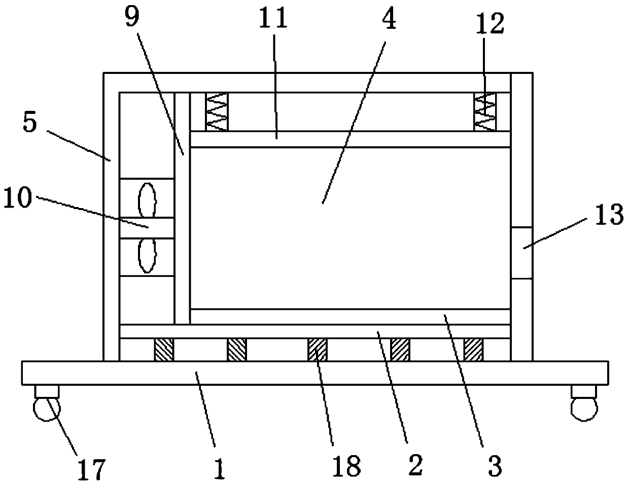 Computer mainframe box for agricultural irrigation equipment