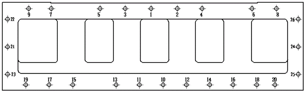 Machine tool bolt connection position stress measurement method