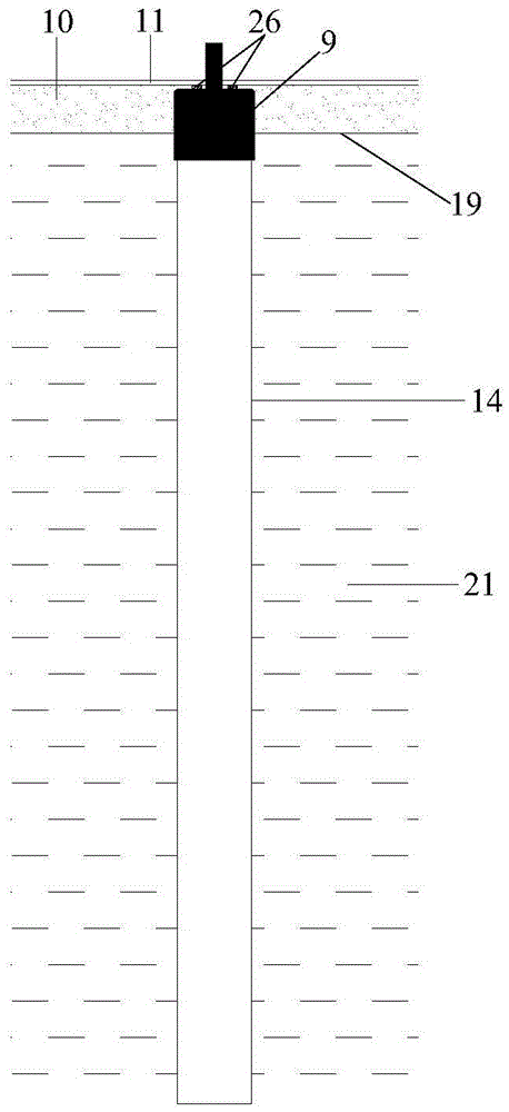 Test device and method compounding EKG (electrokinetic geosynthetics) electro-osmosis method with direct-discharge type vacuum pre-loading combination method