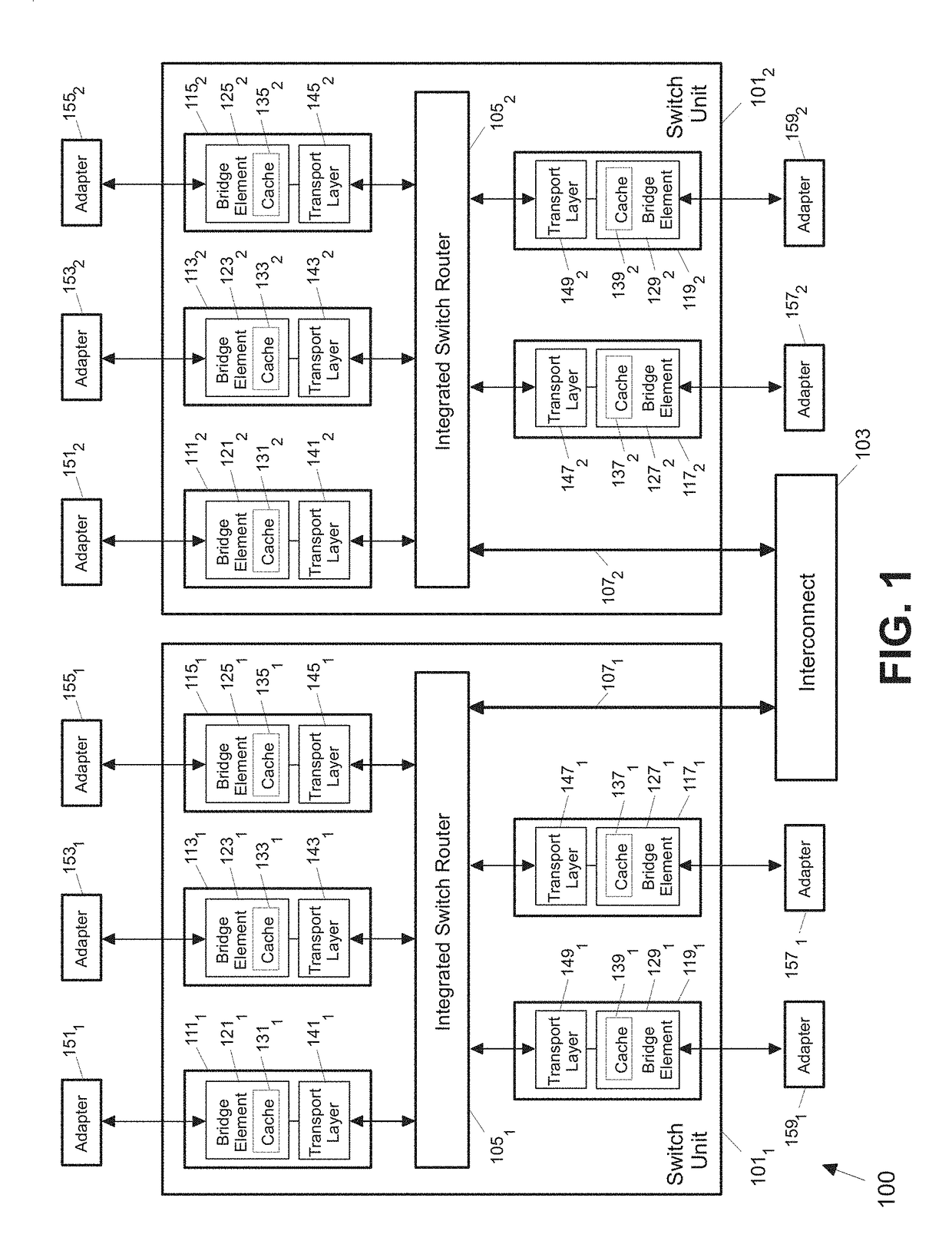 Multicast packet routing via crossbar bypass paths