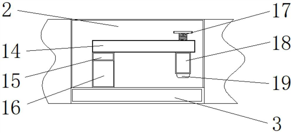 Clamp with double positioning structures for computer equipment machining