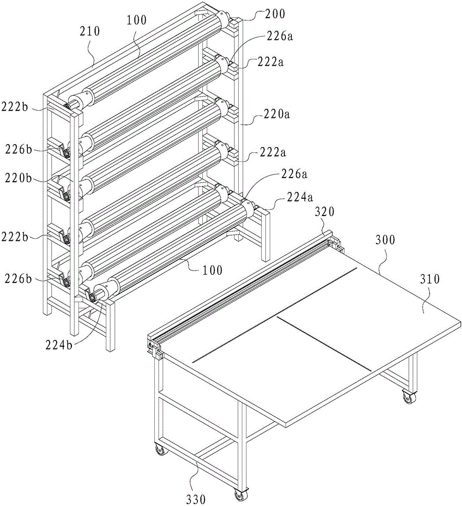 Winding drums, winding drum storage rack and cutting device