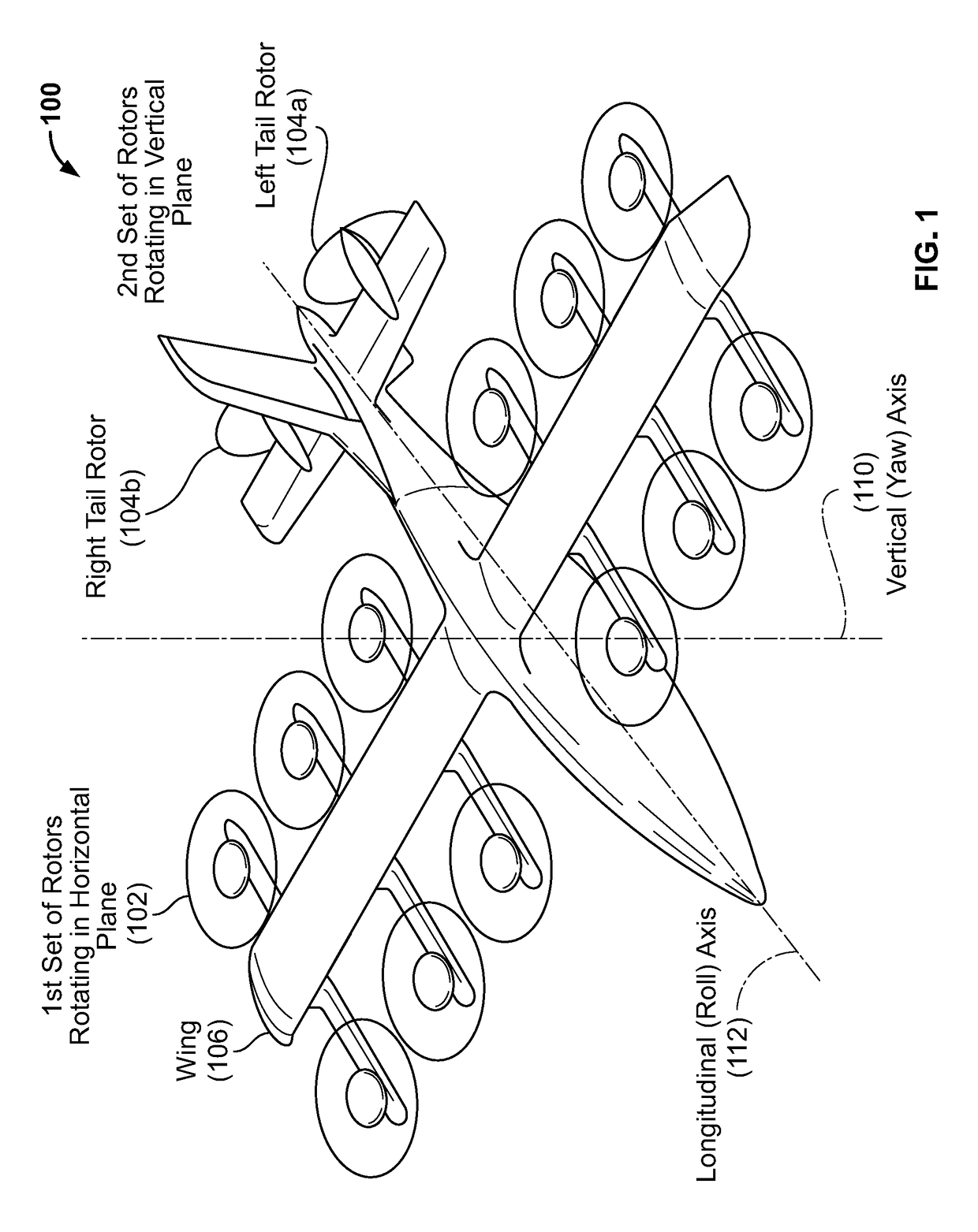 Vertical thrust lever