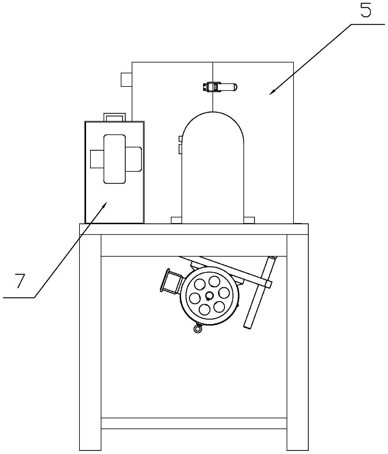 Test equipment of truck or automobile clutch bearings