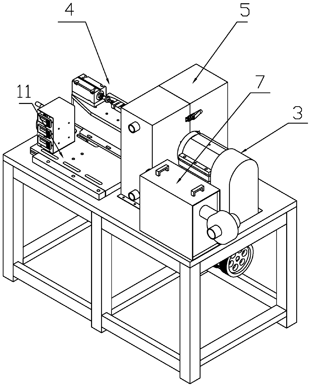 Test equipment of truck or automobile clutch bearings