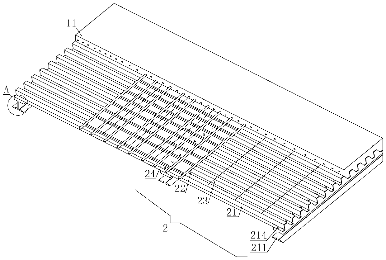 Concrete component convenient to combine