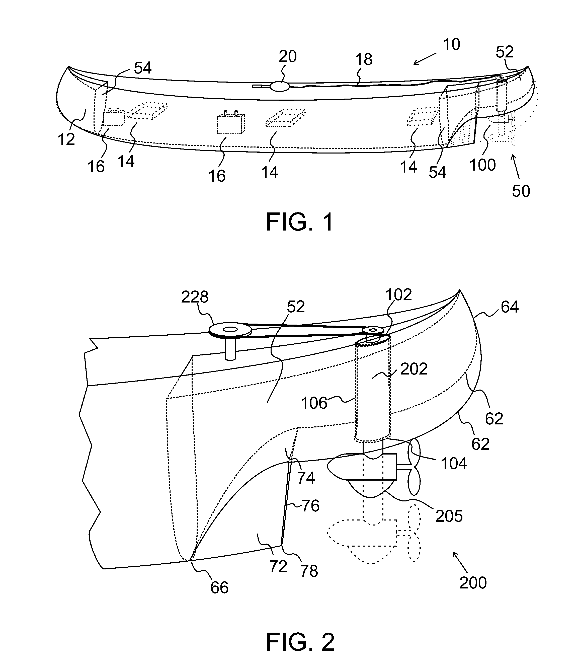 Shallow-draft watercraft propulsion and steering apparatus