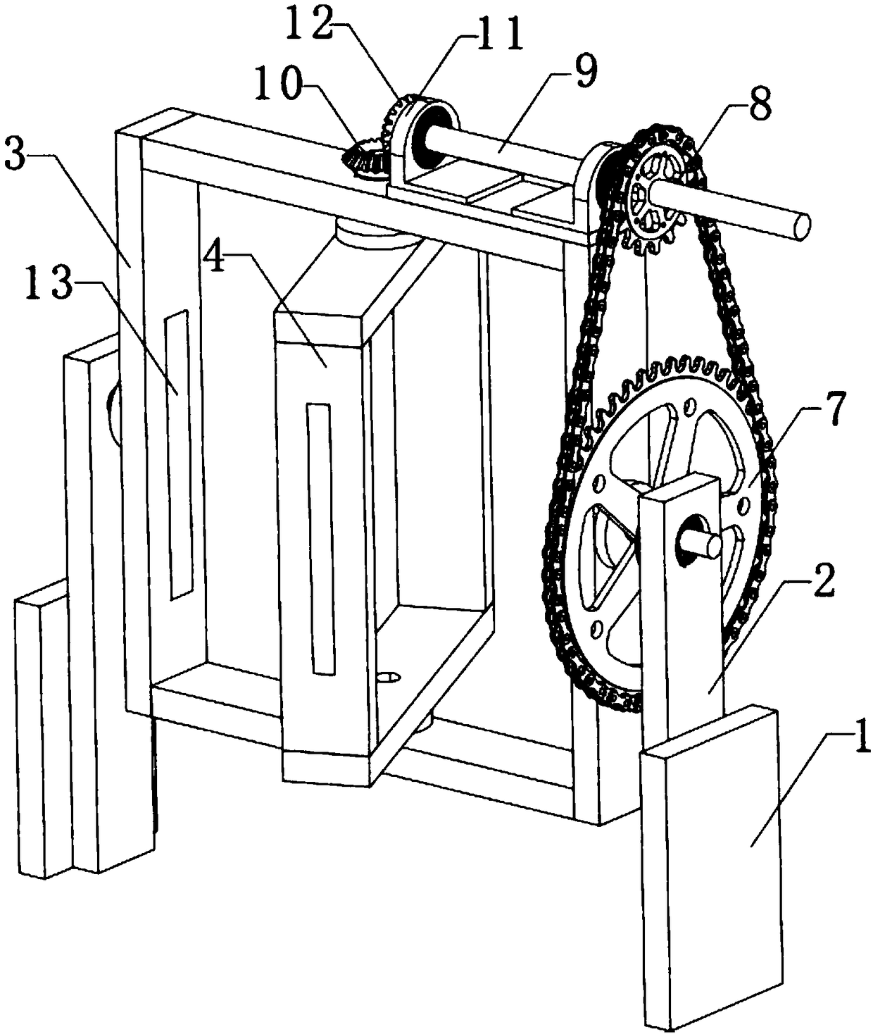 Automatic rotating sash device and system and working method thereof