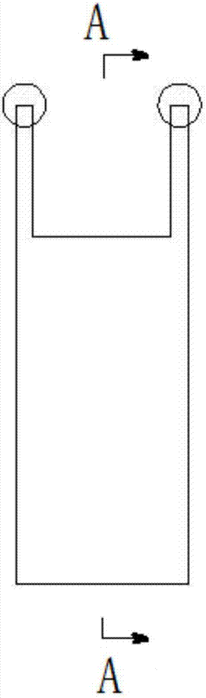 Method for dismantling concrete of dustpan feeding inlet of constructional column