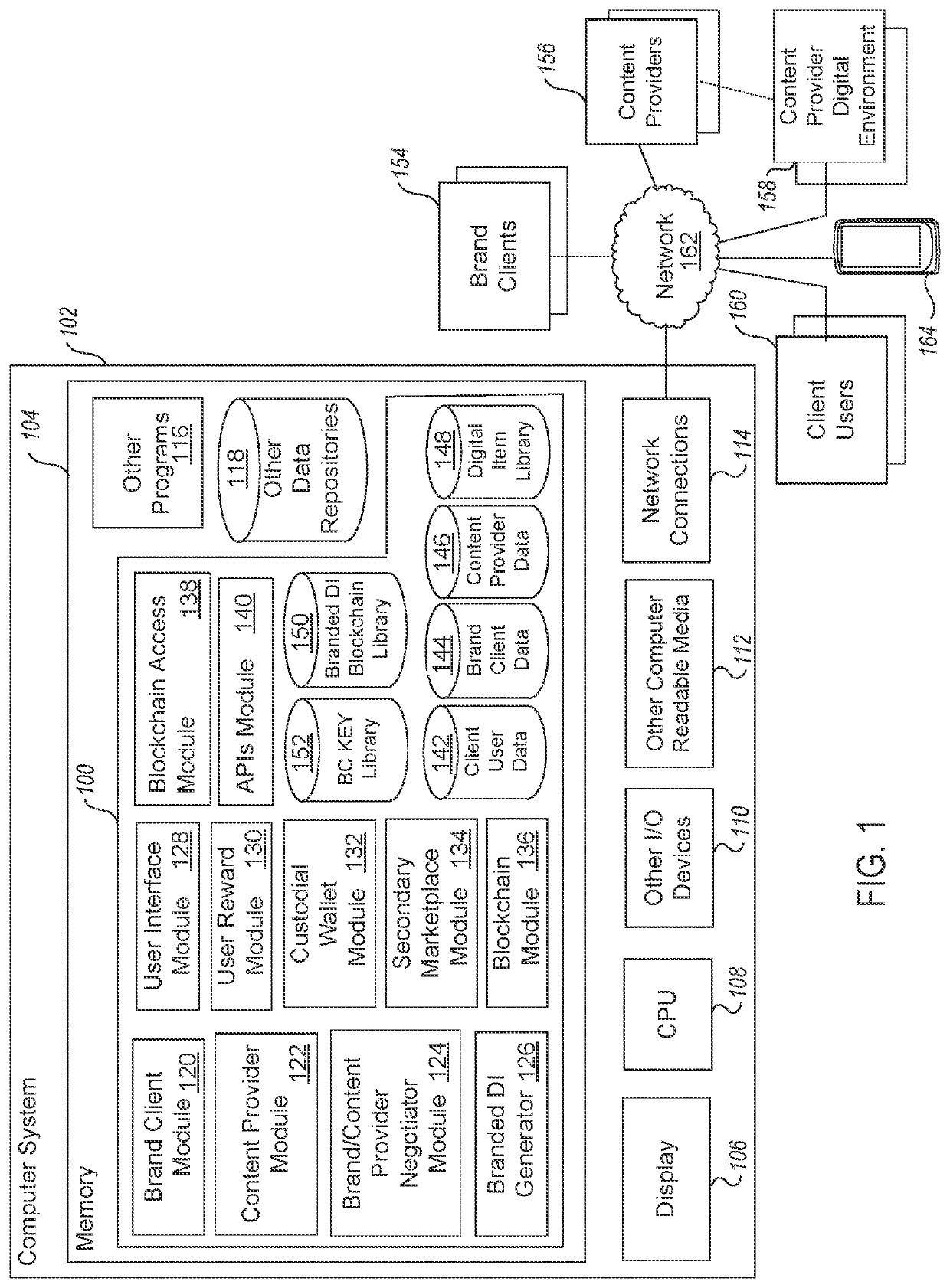 Apparatus and method for managing branded digital items