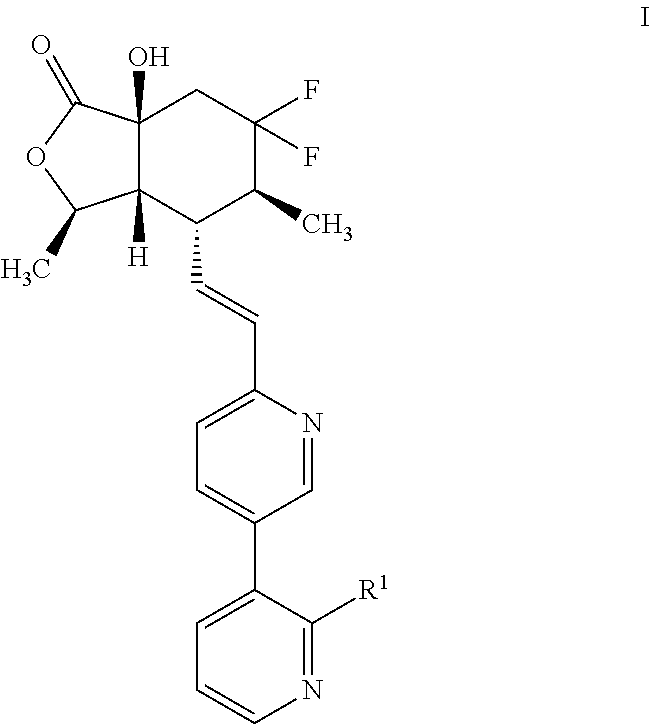 Preparation and use of 3-pyridyl substituted-6,6-difluoro bicyclic himbacine derivatives as par-1 receptor antagonists