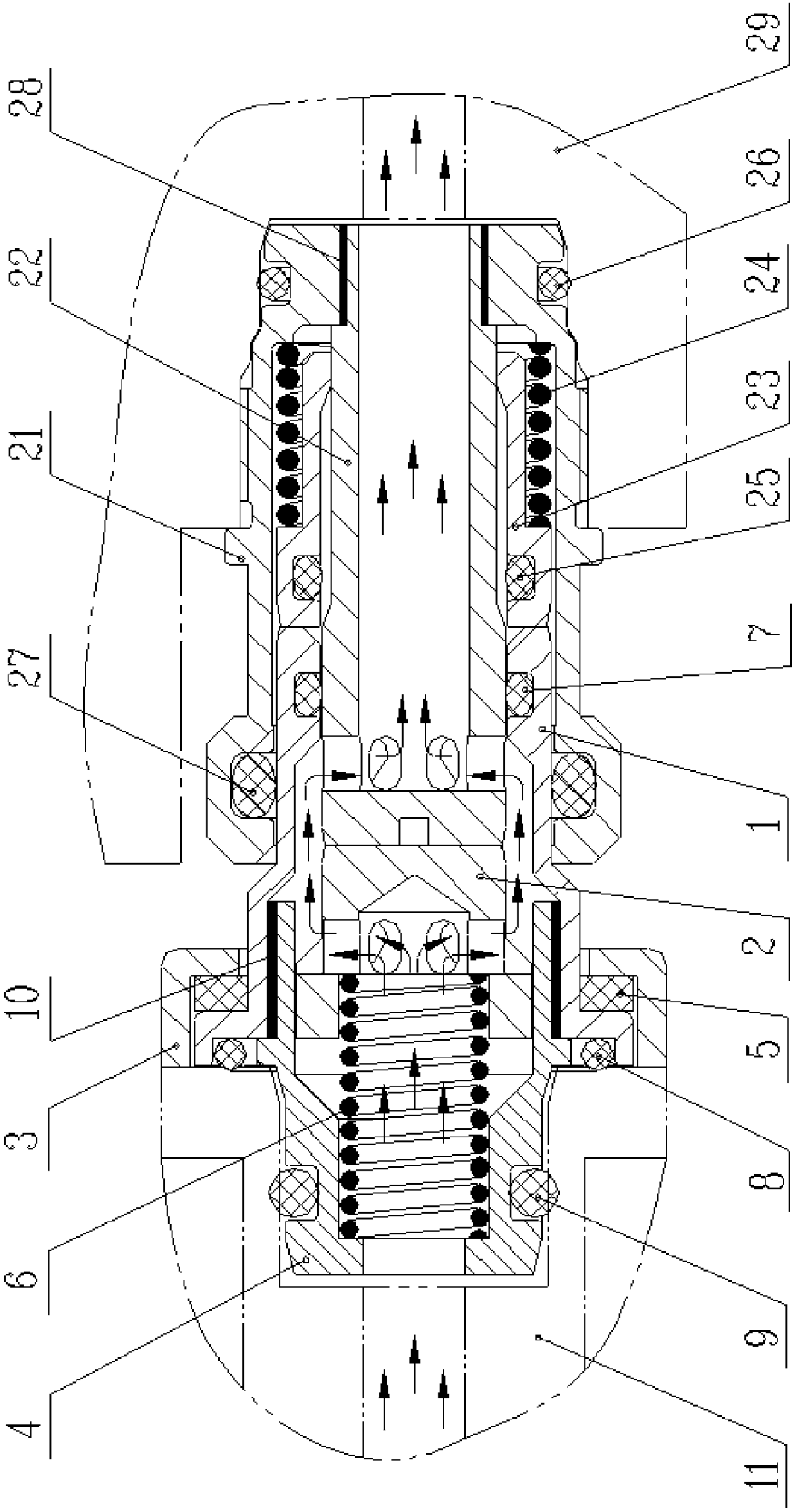 Blind insertion fluid connector