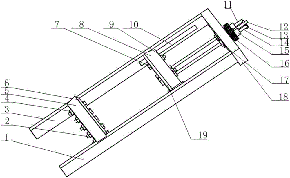 Wind tunnel test stand with unilateral aerodynamic force