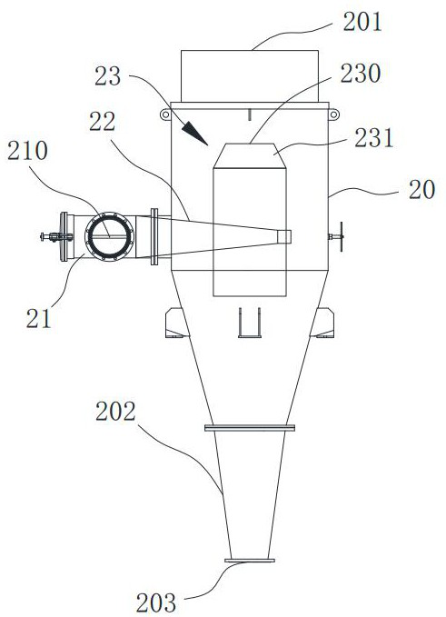 Blow tank odor treatment system and treatment method