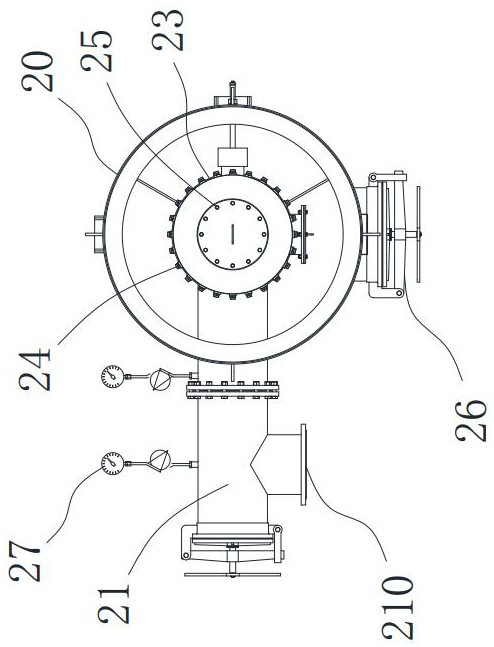 Blow tank odor treatment system and treatment method