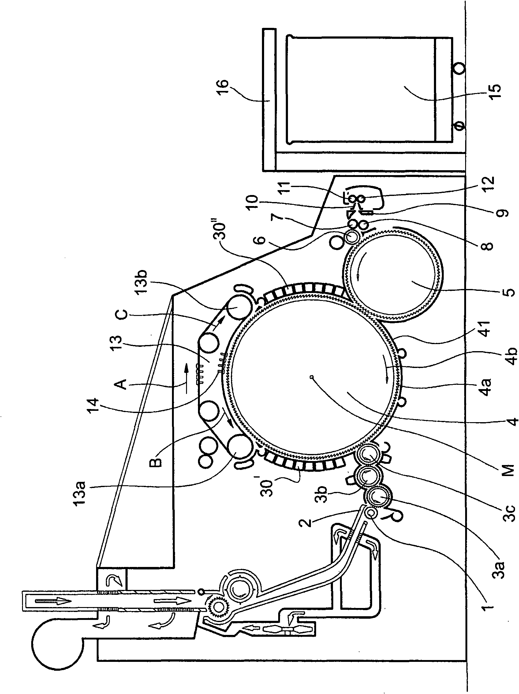 Device for setting operation clearance on spinning room preparation machine