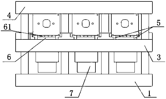 Engine cylinder head combination fixture processing jig and application method thereof