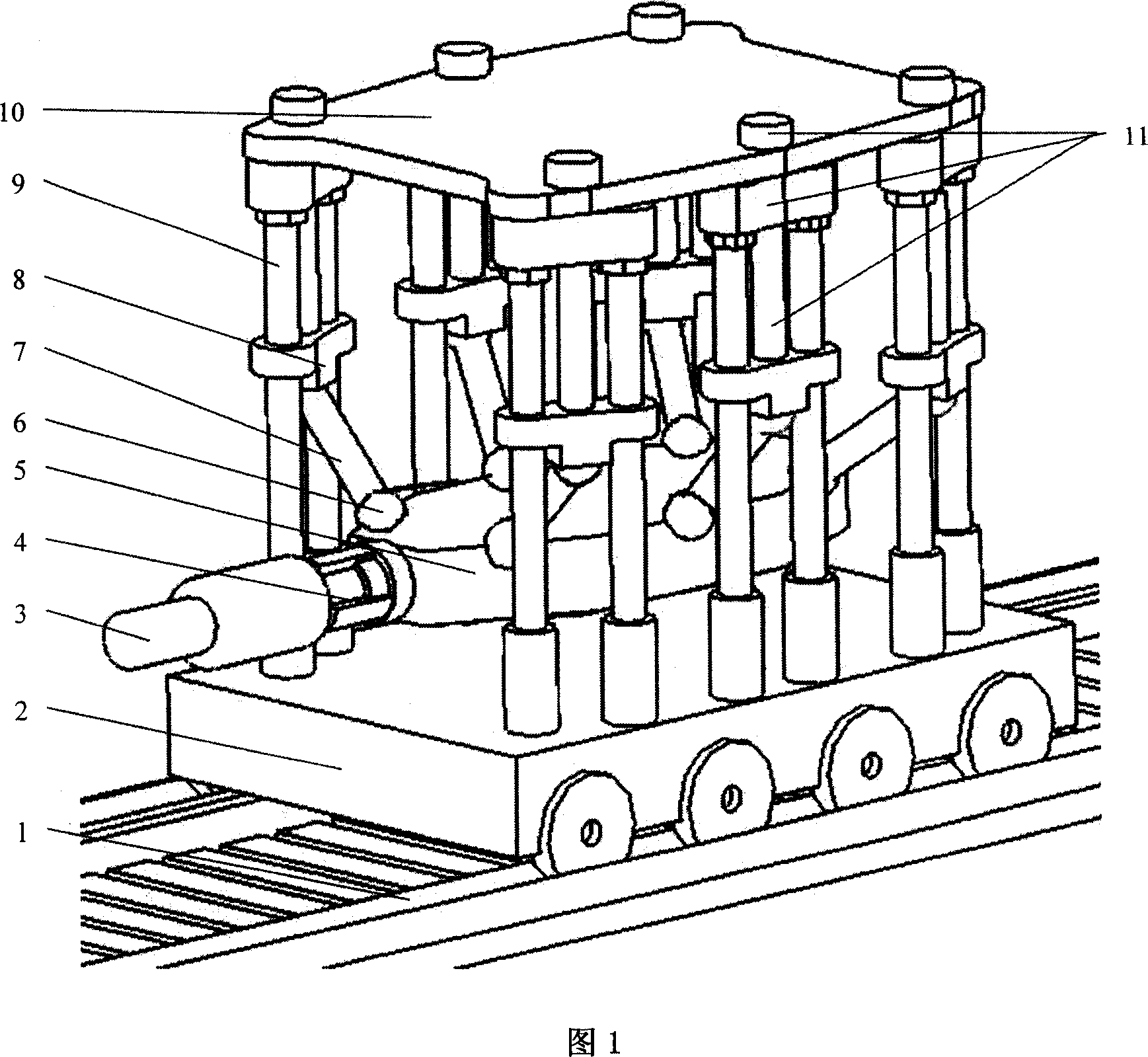 Six-dimensional parallel forging operator