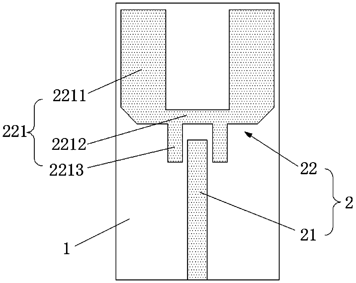 Miniaturized ultra-wideband microstrip antenna