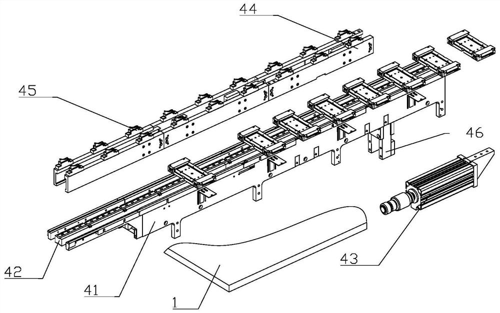 A driving mechanism of a coaxial cable jig