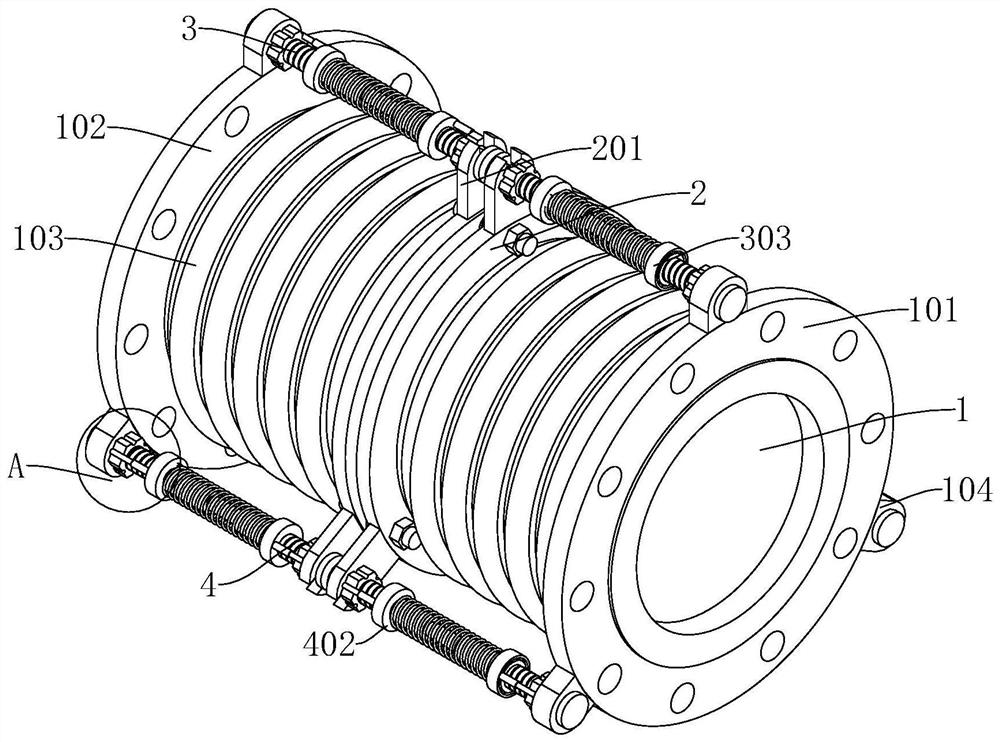 Bellows expansion joint and bellows