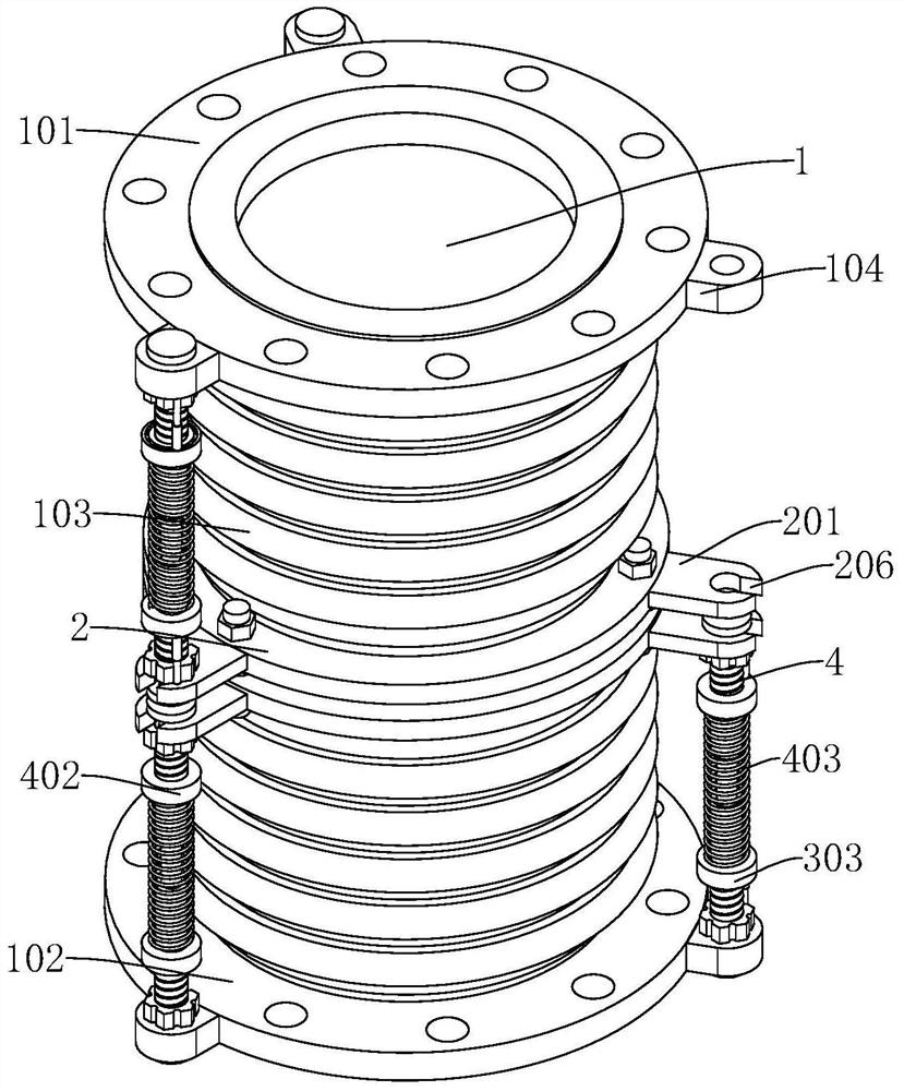 Bellows expansion joint and bellows