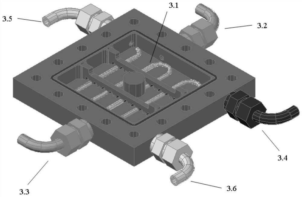 A system and method for continuously synthesizing mononitrotoluene in an ultrasonic microreactor