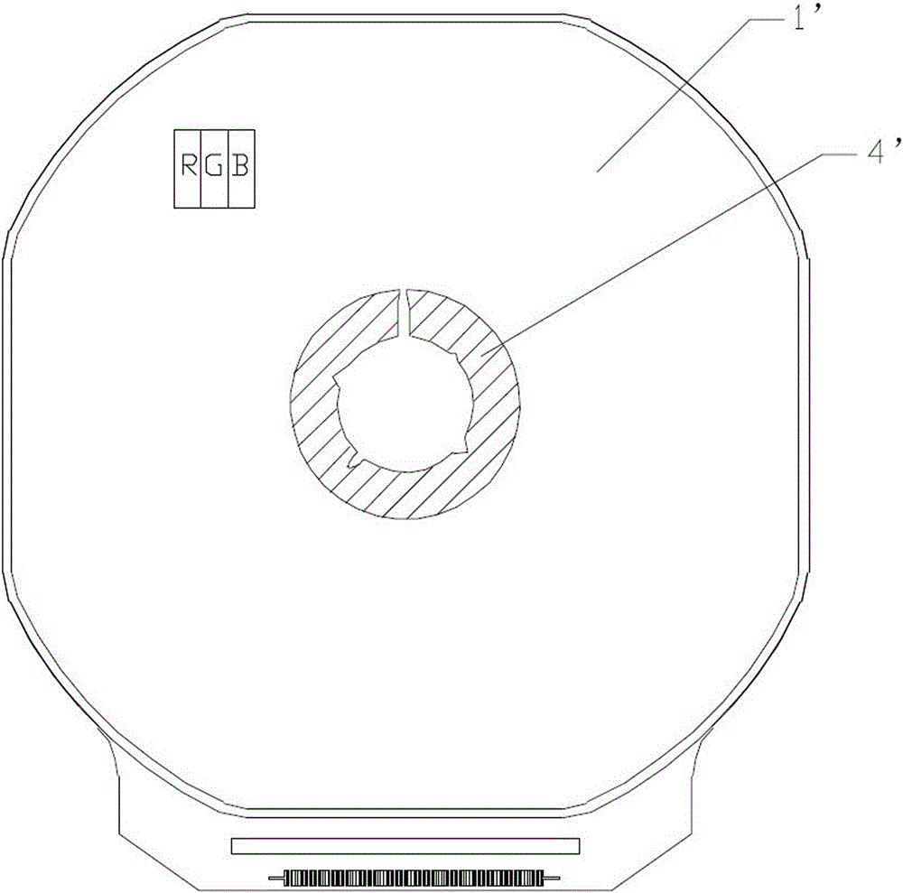 Manufacturing method of drilled display panel and silk screen printing plate